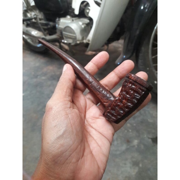 pipa once GD ukir  kayu galih asem