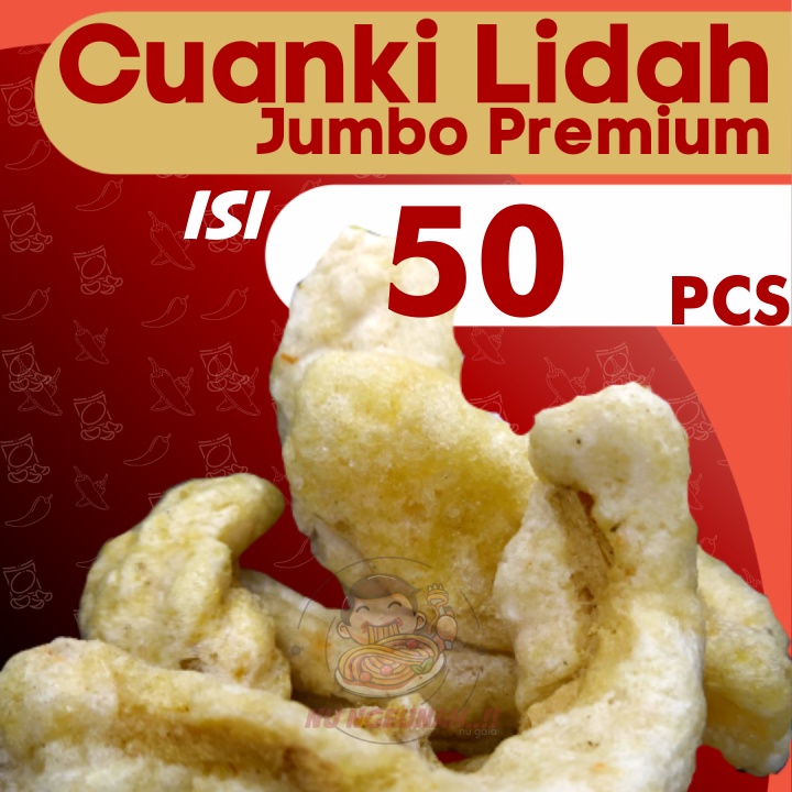 Jual Cuanki Lidah Premium 50pcs Jumbo Pelengkap Baso Aci Seblak By Gr