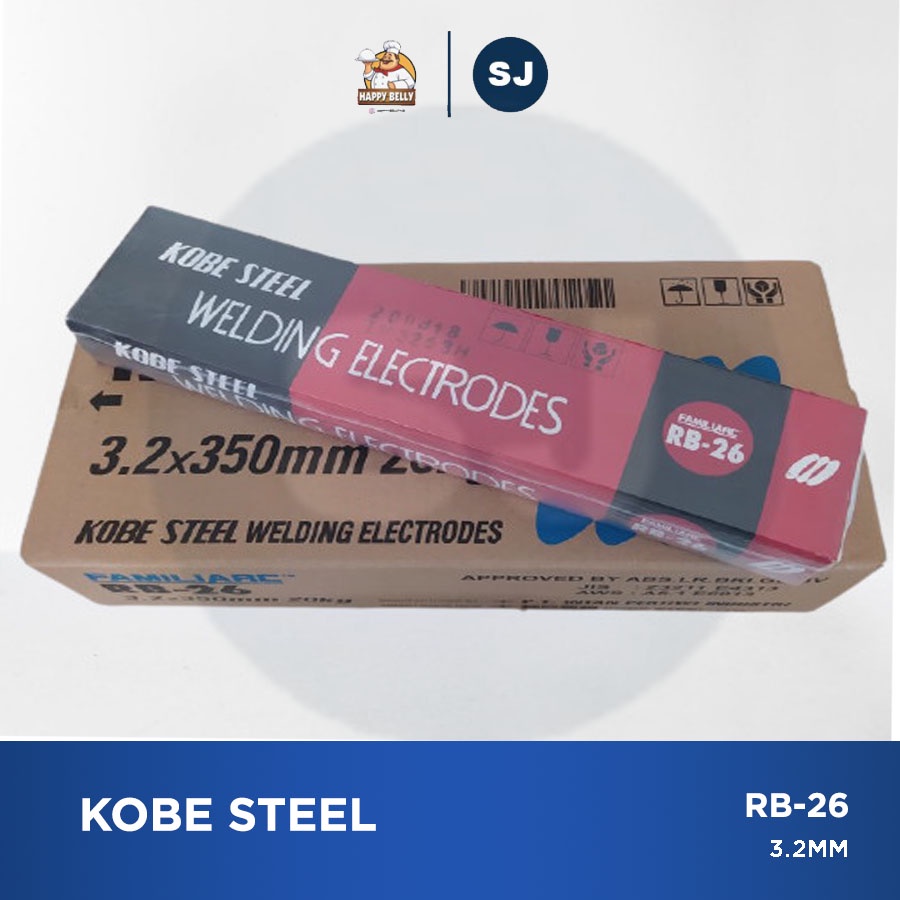 RB-26 3.2mm KAWAT LAS LISTRIK WELDING ELECTRODES KOBE 3,2 mm RB 3,2mm