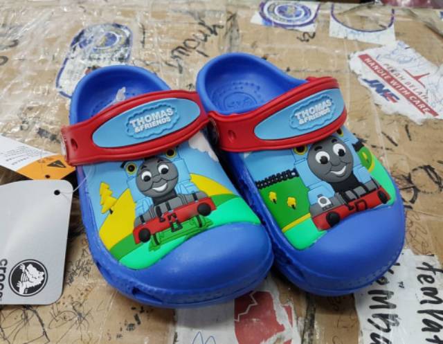 Crocs anak spiderman &amp; thomas / Sandal Crocs Anak