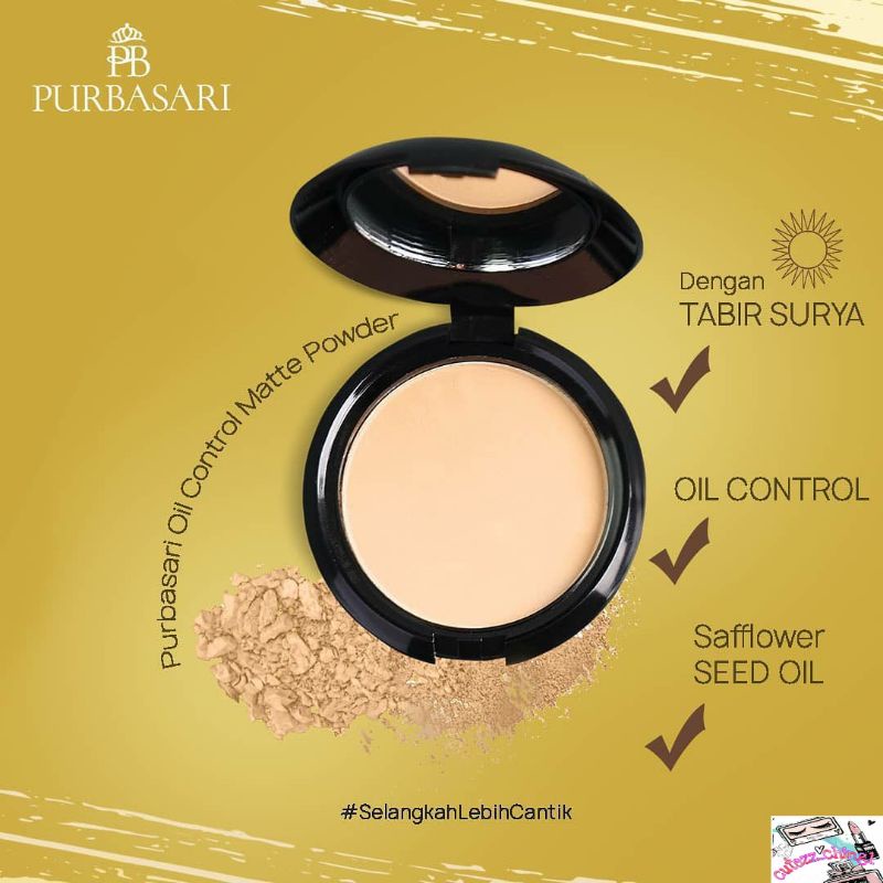 ☃Cutezz_Ching1☃Purbasari Oil Control Matte Powder 12g