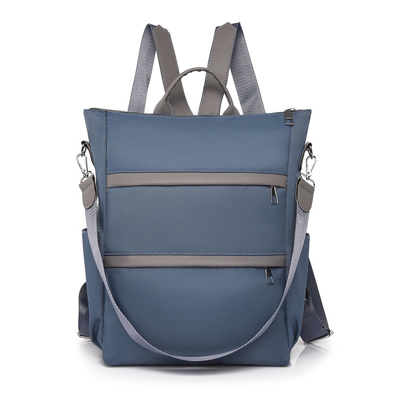 TAS RANSEL WANITA ANTI AIR IMPORT CARTERA BACKPACK GENDONG PUNGGUNG BESAR SEKOLAH KULIAH KERJA KOREA-BIRU
