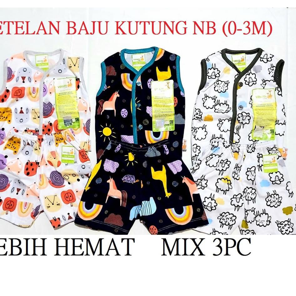 Paling Dicari PROMO BUNDLE 3 VELVET  JUNIOR NEWBORN 