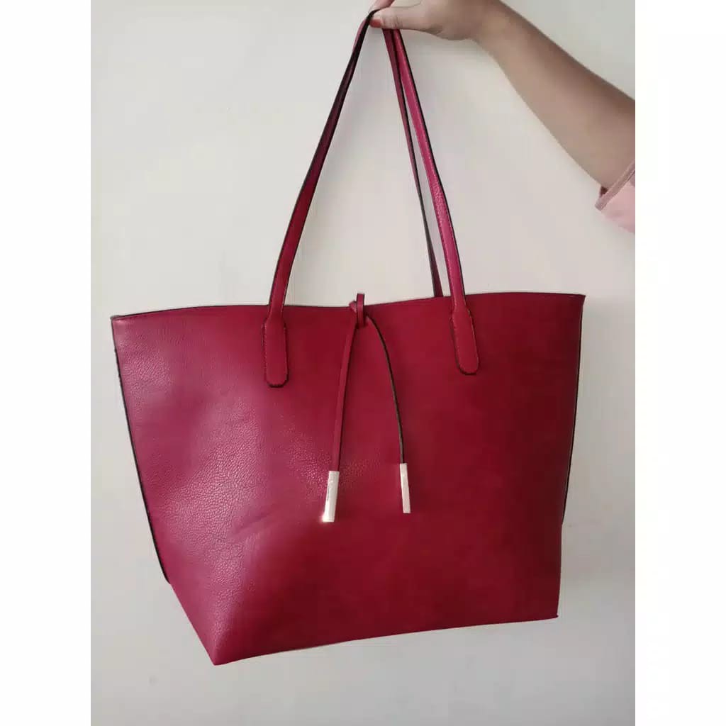 Tas Wanita Totebag HaNM Polos Wanita #069