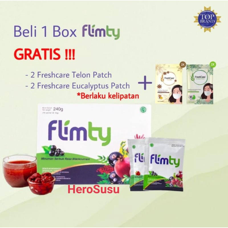 Flimty Fiber 1 box isi 16 sachet