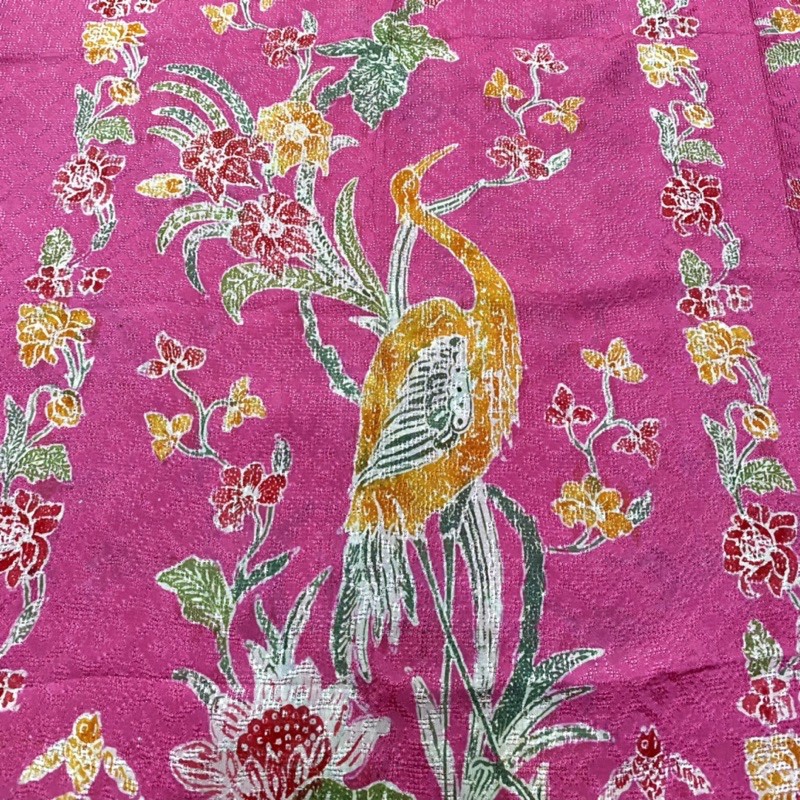 SBVB01P02 - Sarung Encim / Batik Encim Viscose Cap Kombinasi Tulis Pekalongan