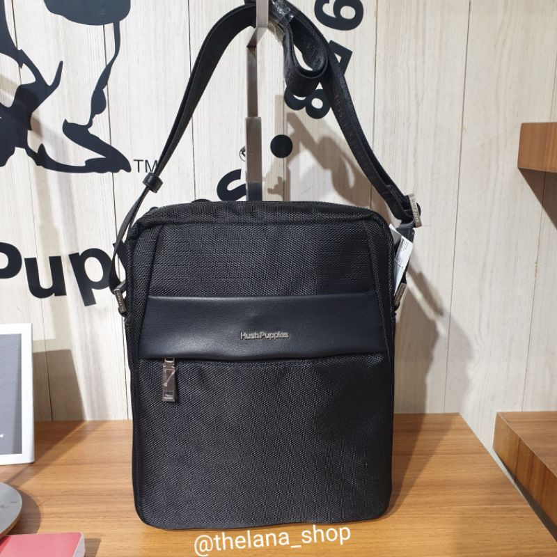 TAS SLING BAG HUSH PUPPIES PRIA SELEMPANG ORIGINAL COUNTER KULIT ASLI 559