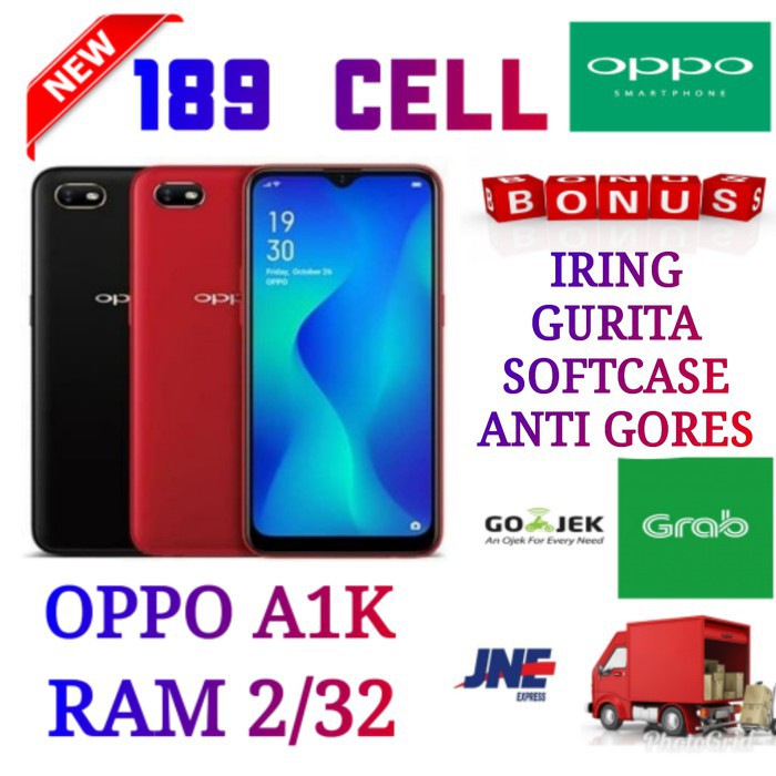 [33] OPPO A1K RAM 2/32 GARANSI RESMI OPPO INDONESIA 1TH - Handphone / Phone / HP