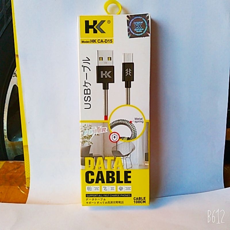 TERMURAH Kabel data HK-CA-D15 micro USB,Lightning,Type C ORIGINAL