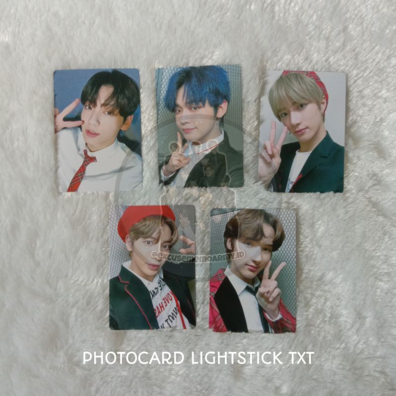 [READYSTOCK] TXT OFFICIAL LIGHTSTICK PHOTOCARD SOOBIN YEONJUN BEOMGYU TAEHYUN HUENINGKAI