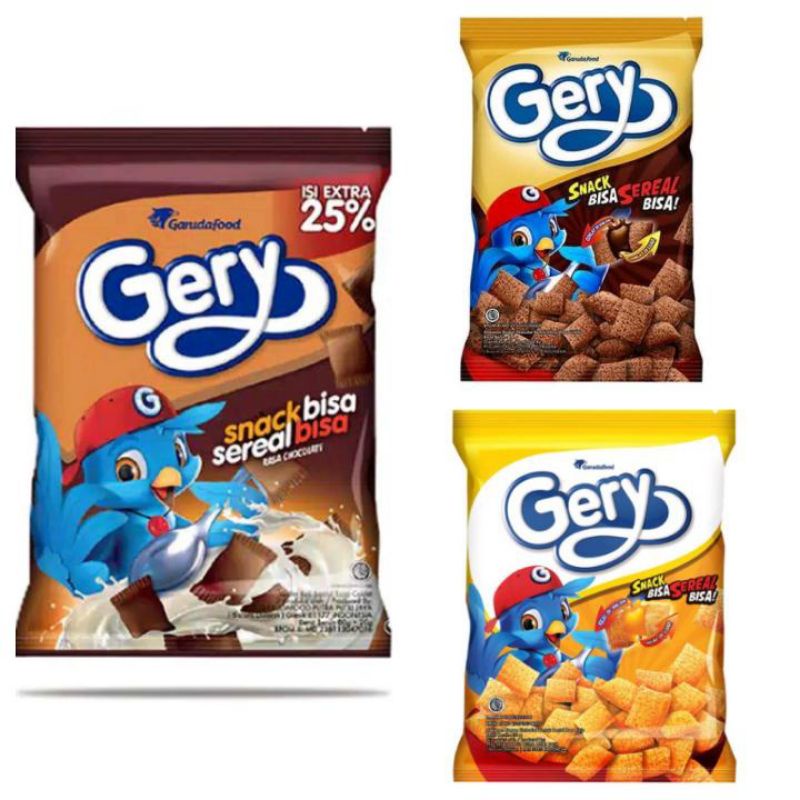 

Gery Snack & Sereal Choco 100gr / Bantal Sereal Coklat / Keju 25gr