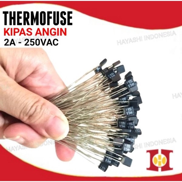 Thermofuse Fuse Kipas Angin Thermal Fuse Termofuse 2A 250V - 100pcs