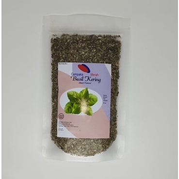 

Basil Flakes 50gr/Basil Kering 50gr Asli Turkey Pure Bersih 100%