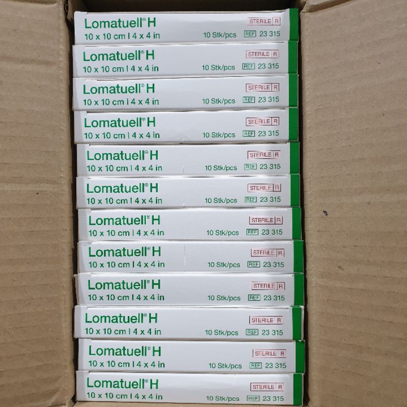 Lomatuell H 10 x 10cm isi 10 Lomatul 4 x 4 in