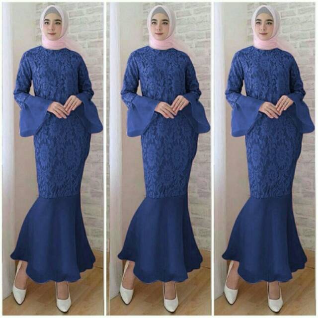 MAXY MERMAID / MAXI BRUKAT FURING / DRESS MAXY BRUKAT / GAMIS BRUKAT