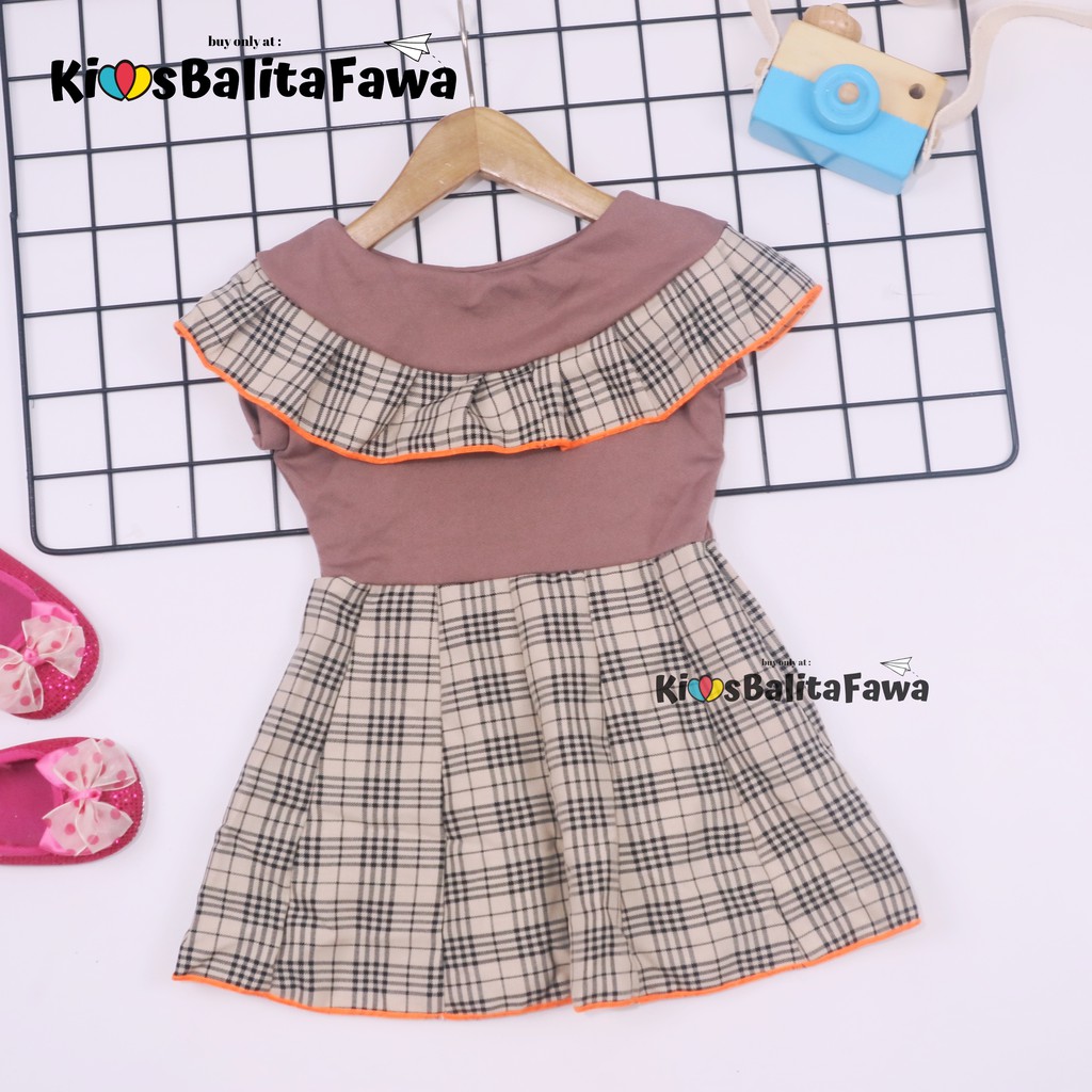 Dress Mayora uk Bayi - 3 Tahun / Dres Yukensi Baby Atasan Baju Balita Anak Perempuan Harian Gaun