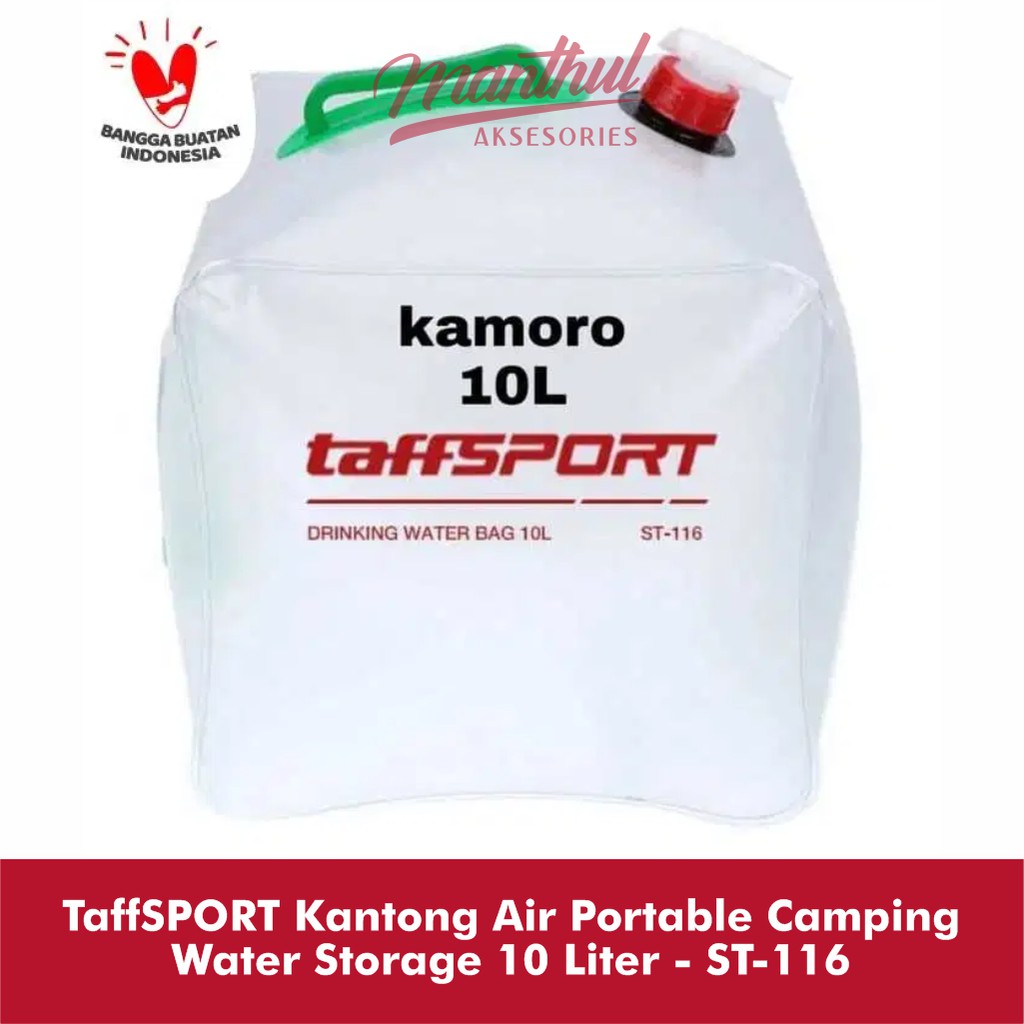 TaffSPORT Kantong Air Portable Camping Water Storage 10 Liter - ST-116