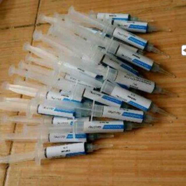 GEL ETCHING 3ml 3 ml / ETSA / ETCHANT / ETCHAN LEM BEHEL Cairan Biru Dent Gel Ortho Force Orthobonding