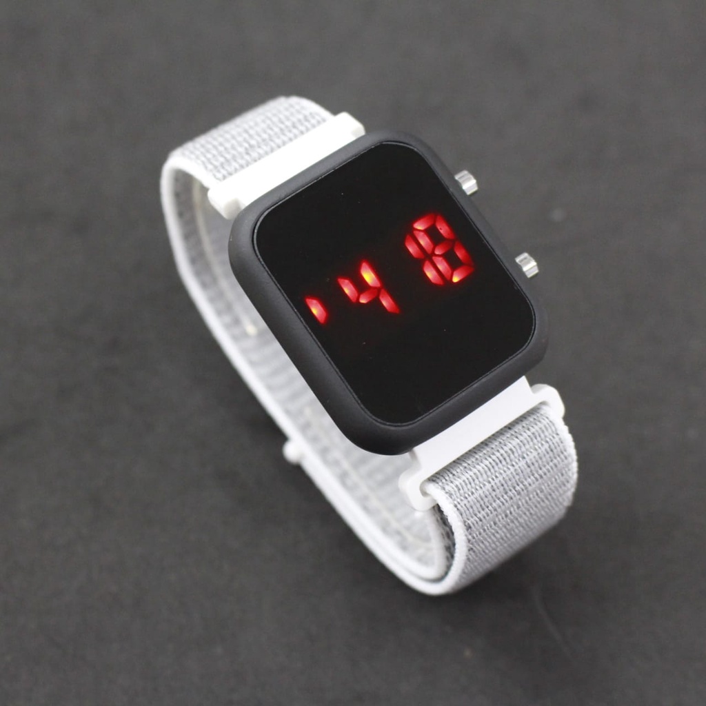 JAM TANGAN KOREAN LEDWATCH  DIGITAL STRAP NYLON TOP QUALITY/JAM TANGAN TERMURAH