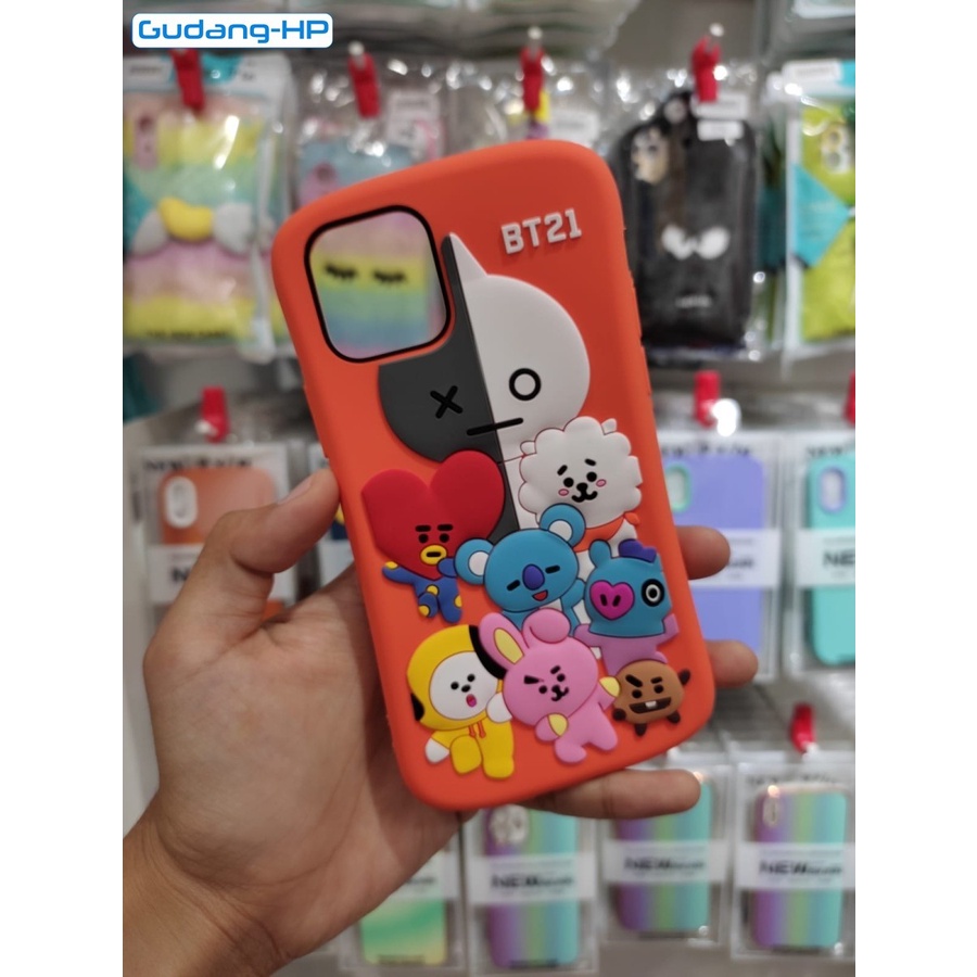 Case / Casing iPhone 11 pro BT21 Orange - Case iPhone Premium