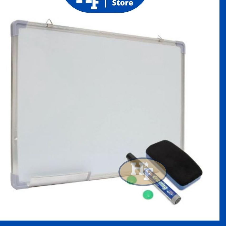 New Product Whiteboard 40 x 60 / Papan Tulis White Board / White Board / Papan Tulis / Papan Tulis White Board Anak / Whiteboard / Board / Papan Tulis Putih / Papan Tulis Ukuran 40 x 60