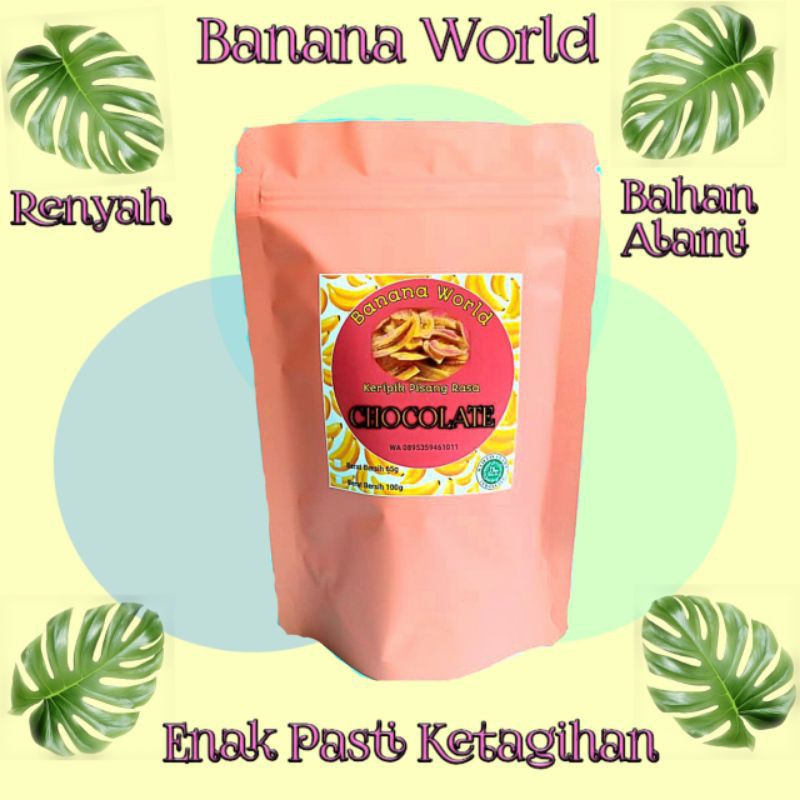 

Keripik Pisang Rasa Chocolate Banana World