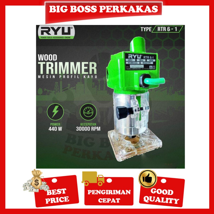 RYU MESIN PROFIL KAYU RYU RTR 6-1 WOOD TRIMMER