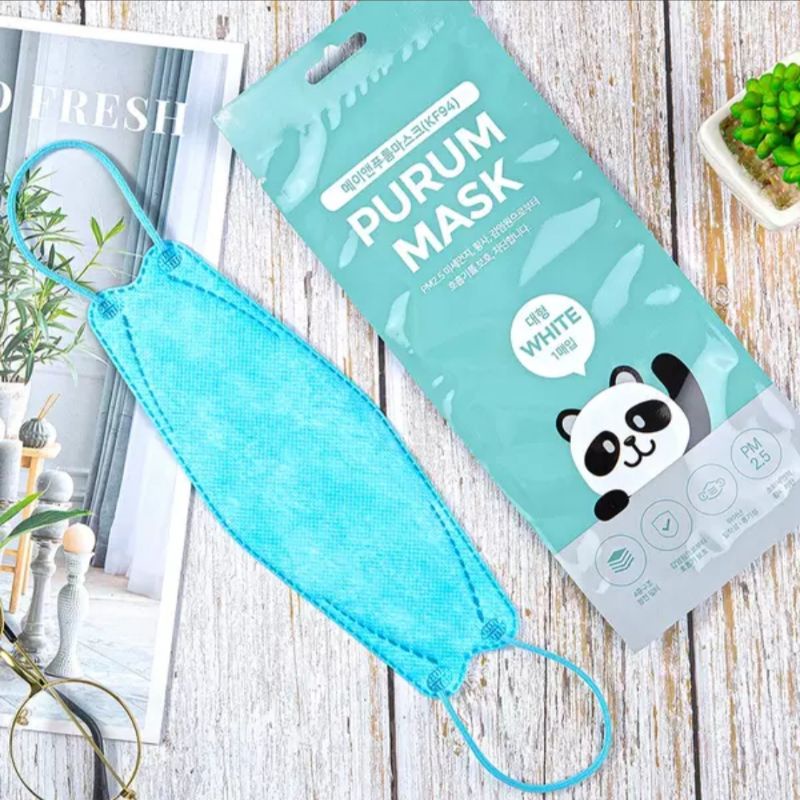 PURUM MASK KF94 Masker ORI DANGDANG Korea 4Ply BUY 8+GET 2  evo sensi duckbill FISTA SHOP