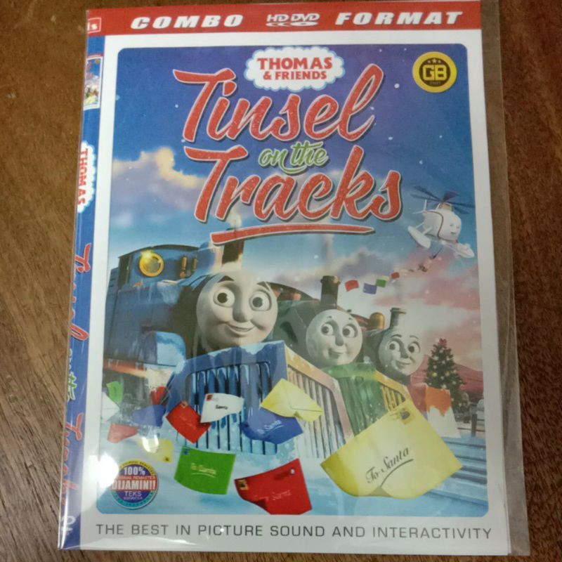 kaset Thomas and friends tinsel on the track