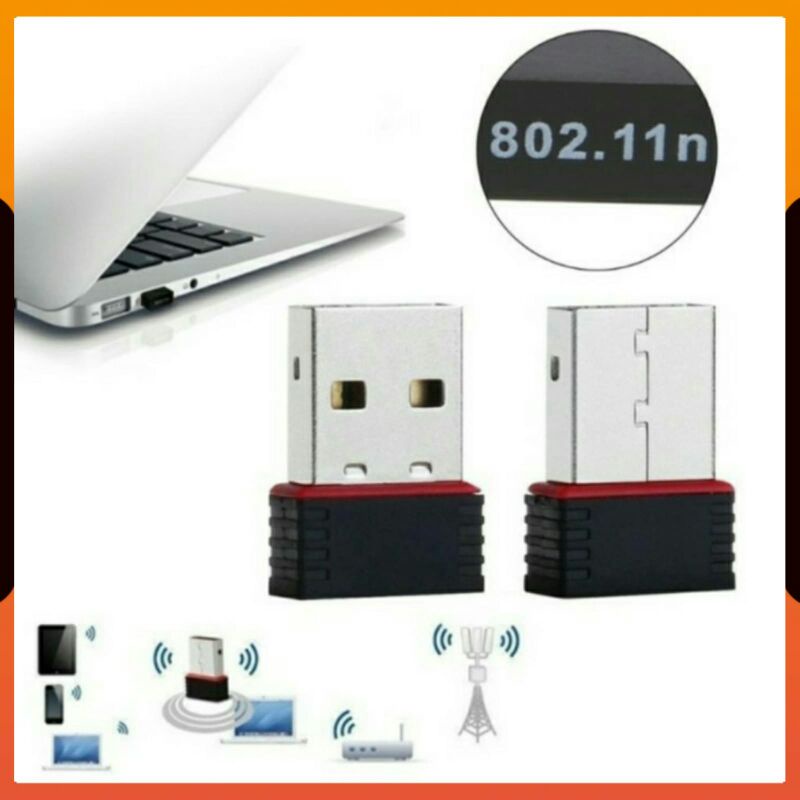 (COD) USB WIFI ADAPTER 300 MBPS / USB WIFI MINI DONGLE 300MBPS / KONEKTOR WIFI UNTUK KOMPUTER PC MENANGKAP SIGNAL WIFI