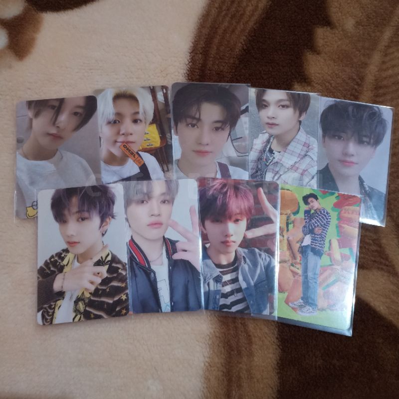 pc photocard nct dream mark renjun jeno jaemin haechan chenle jisung cafe crazy chilling ar selca cl