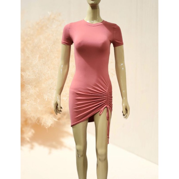 DRESS SERUT VIRAL BODYCON STRETCH  BRANDED TERMURAH