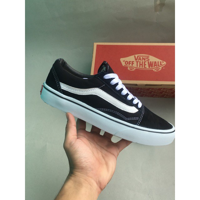 ( bisa cod) SEPATU VANS OLD SCHOOL SEPATU SNEAKERS PRIA WANITA SEPATU SEKOLAH HITAM PUTIH MURAH-3