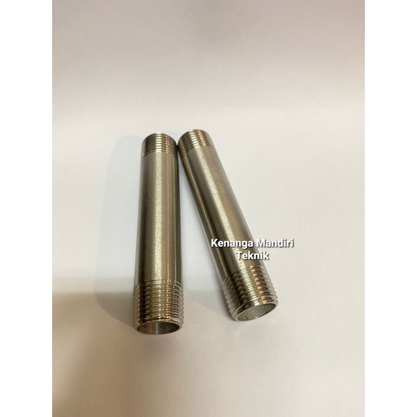 Pipa Nepel panjang 10 cm 2,5” inch Stainless 304