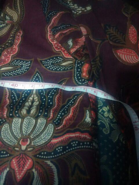 [cod] Tey-17 Batik Wanita Asj Sa Hrb026 Kenongo Kemeja Tosca Pendek