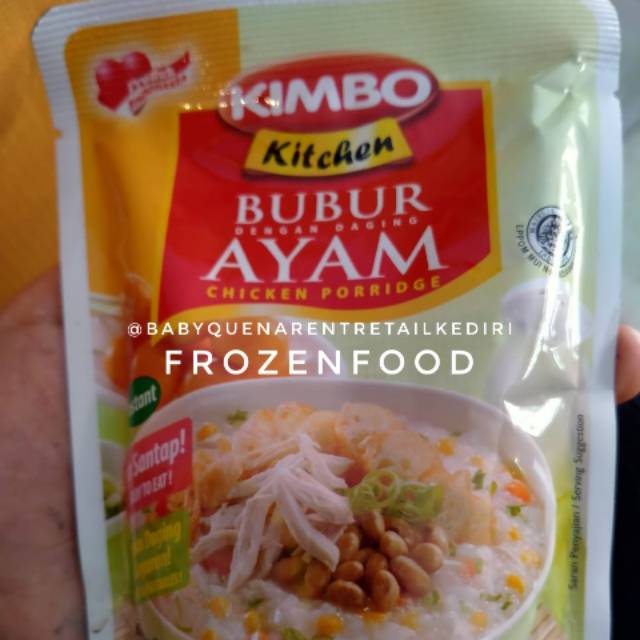 

Kimbo Bubur Instan Ayam/Sapi