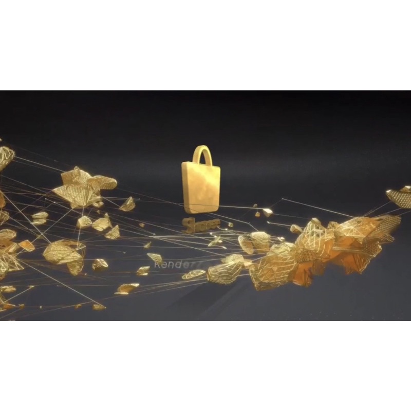 JASA VIDEO INTRO YOUTUBE RENDERFOREST - Golden Mesh Logo Reveal