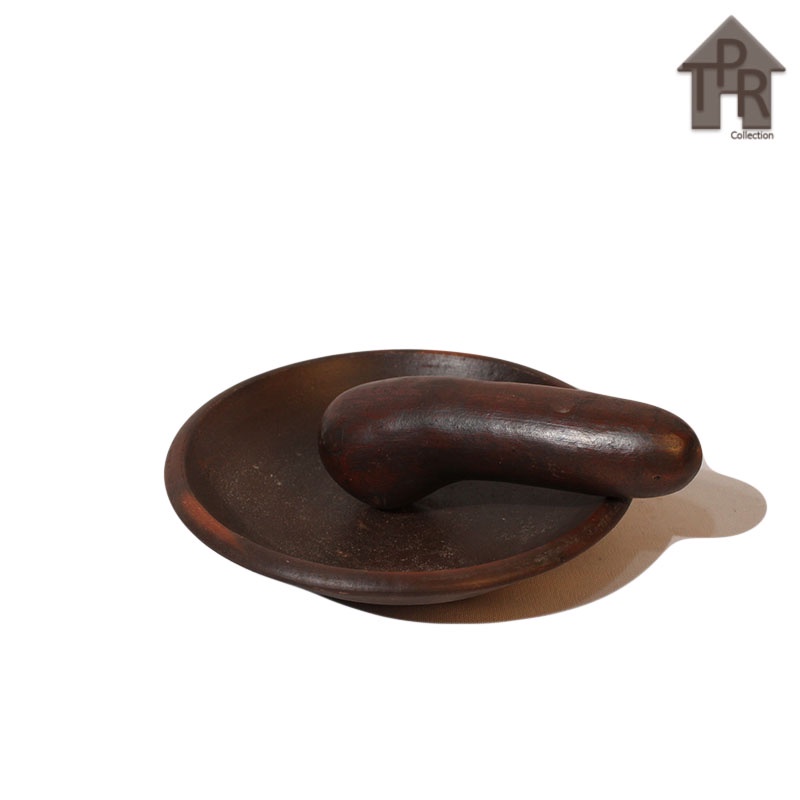 Gerabah - Cobek / Piring Tanah Liat Natural - D18