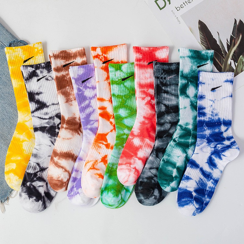 COD BAYAR DI TEMPAT!!! Kaos Kaki Nikee Tie Dye (IMPORT)