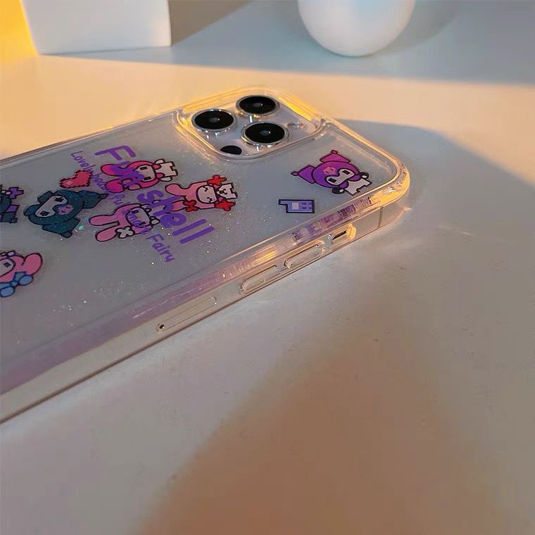 FH25 Hello Kitty Casing Case Air water glitter for Iphone 13 Pro Max