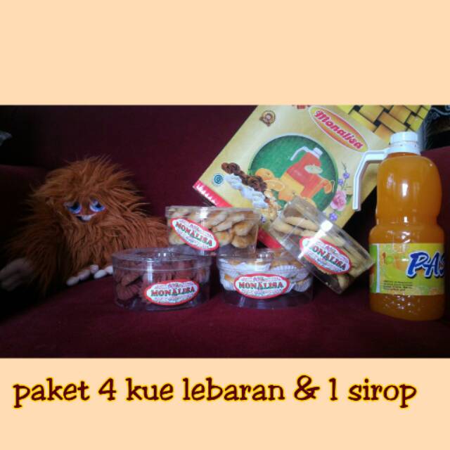 

Paket kue lebaran + 1 sirop