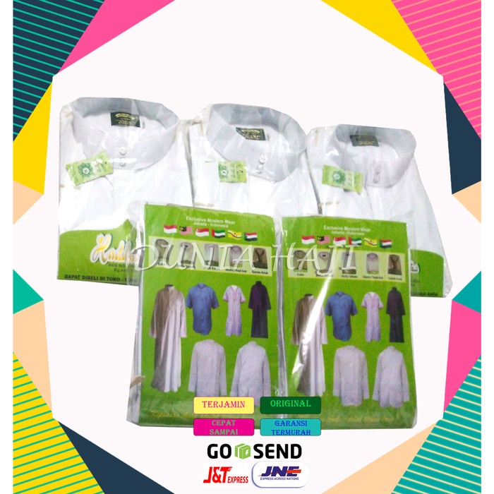 Gamis Pria Putih Polos / Gamis Polos - M