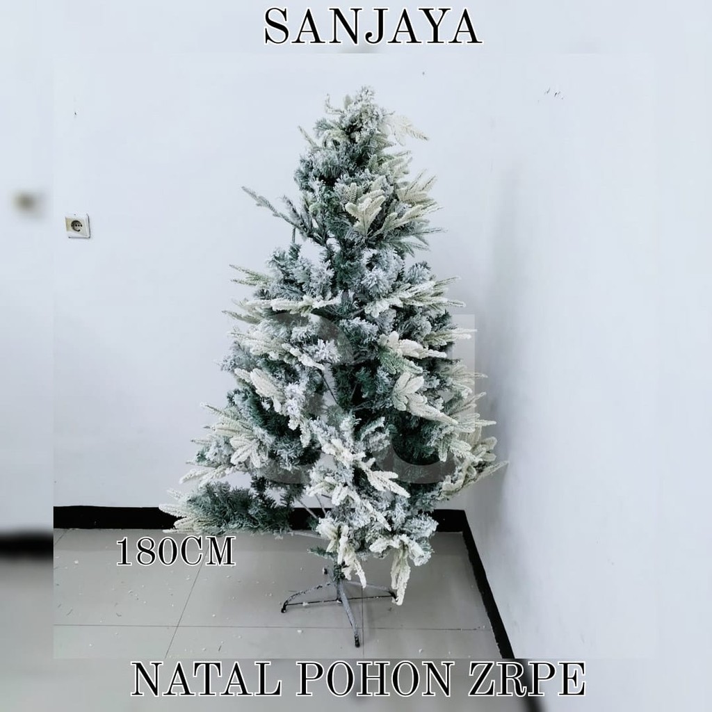 [180Cm] Pohon Natal Christmas Tree Besar / Pohon Cemara Dekorasi Hiasan Natal / Pohon Natal Salju / Natal Pohon Zrpe-180 650T