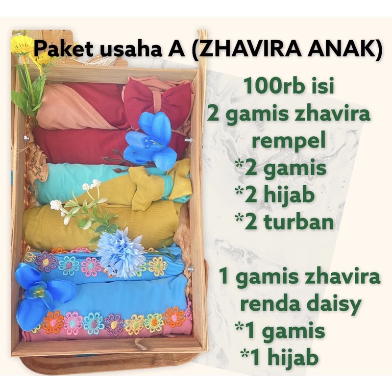 PAKET USAHA ZHAVIRA ANAK