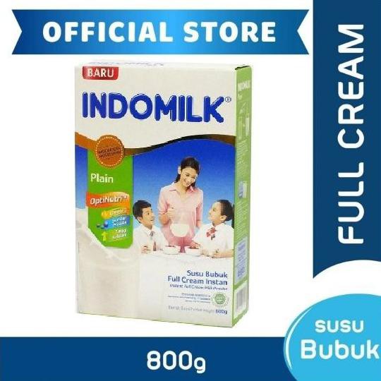 

[[BISA COD]] Susu Bubuk Full Cream Instant Plain Indomilk 800 g - InstantIndomilk GRATIS ONGKIR Kode