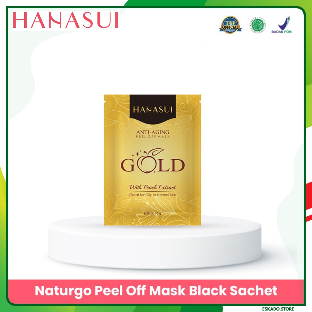 Hanasui Peel Of Mask Naturgo Gold Anti Aging Sachet