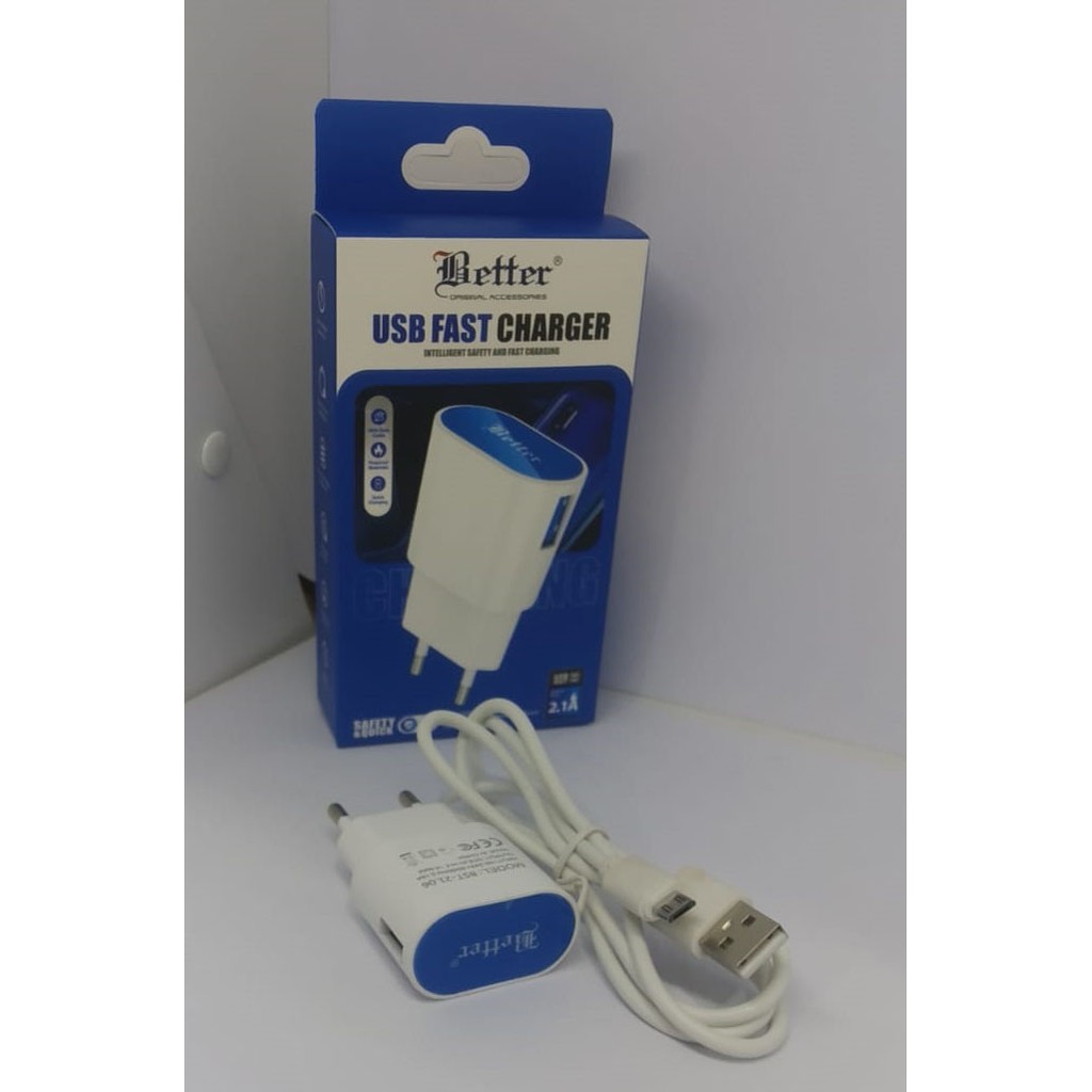 Charger For Android Samsung Xiaomi Vivo Oppo Realme Fast Charging Charger Better Logo Atas