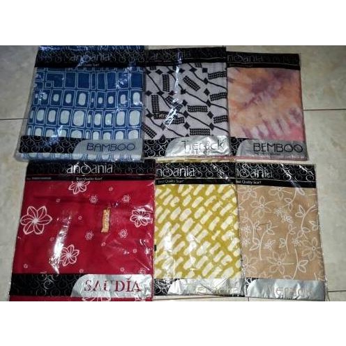 hijab/jilbab/kerudung motif tierack jumputan bemboo murah GROSIR ECER