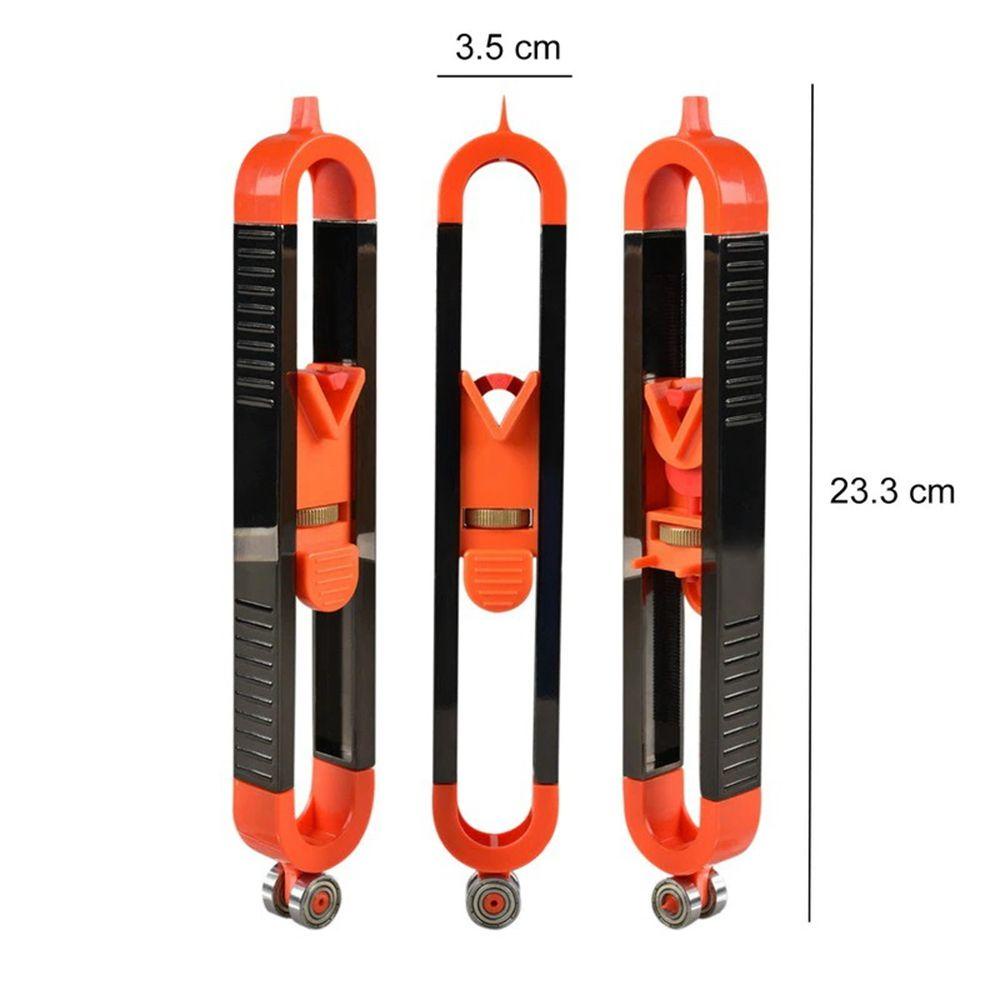 Lanfy Contour Gauge Multifungsi Engineer Woodworking Untuk Tile Irregular Radian Ruler