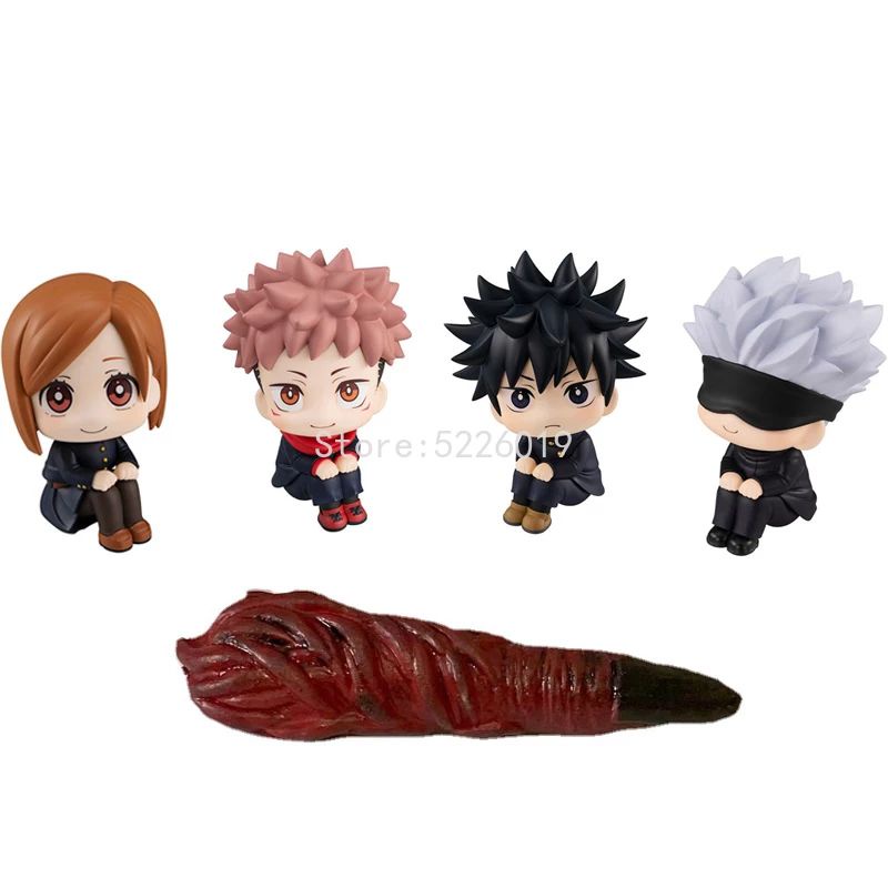 Figure Jujutsu Kaisen Anime Gojo Satoru Itadori Yuji Set 5/ jujutsu kaisen miniatur pajangan